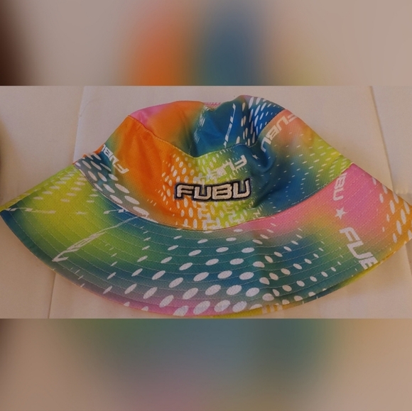 FUBU Colorful Spectrum Bucket Hat NEW NO TAGS - Picture 1 of 3